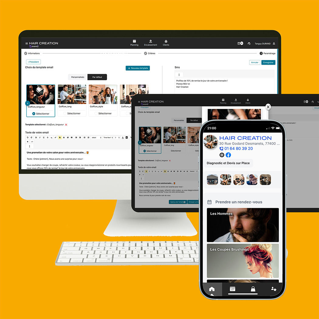 optimisez fichier client en salon