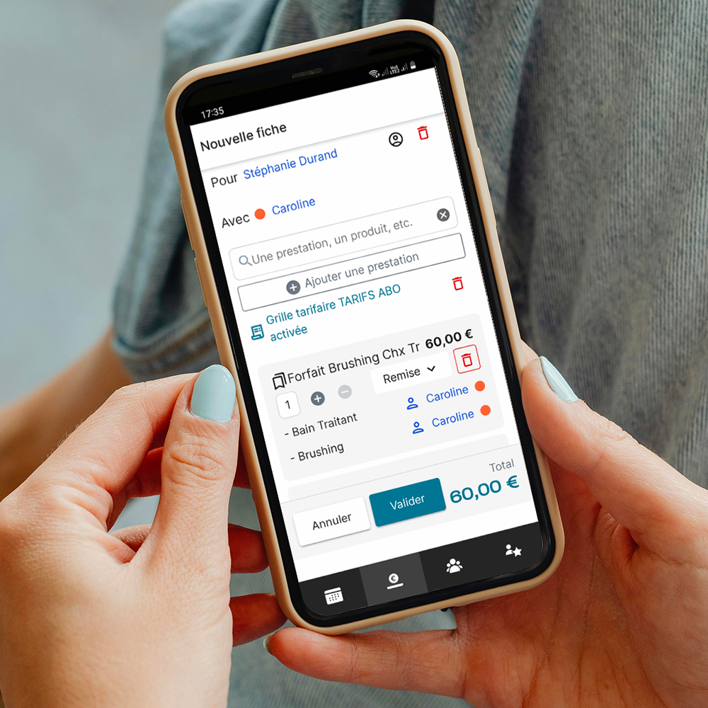 Solution d'encaissement pour coiffeurs, barbiers et experts beauté - Avancy by 3Ci