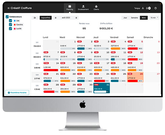 Logiciel de gestion et de caisse Avancy by 3Ci Coiffeurs et pros beauté