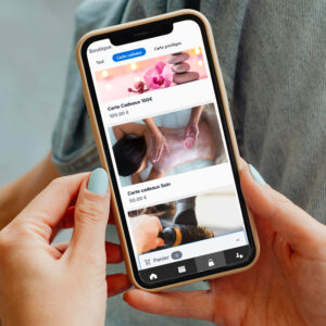 application mobile fidélisation salon