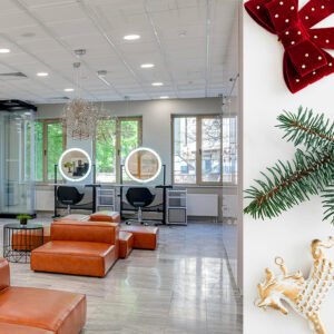 préparer salon de coiffure pour les fêtes